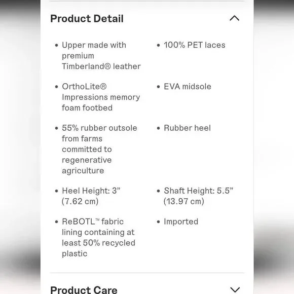 Timberland Everleigh 6-Inch Lace-Up  Boot - Picture 9 of 14